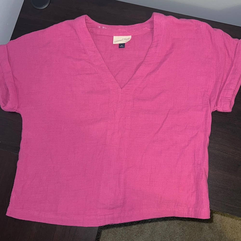 Pink linen target shirt. Never worn